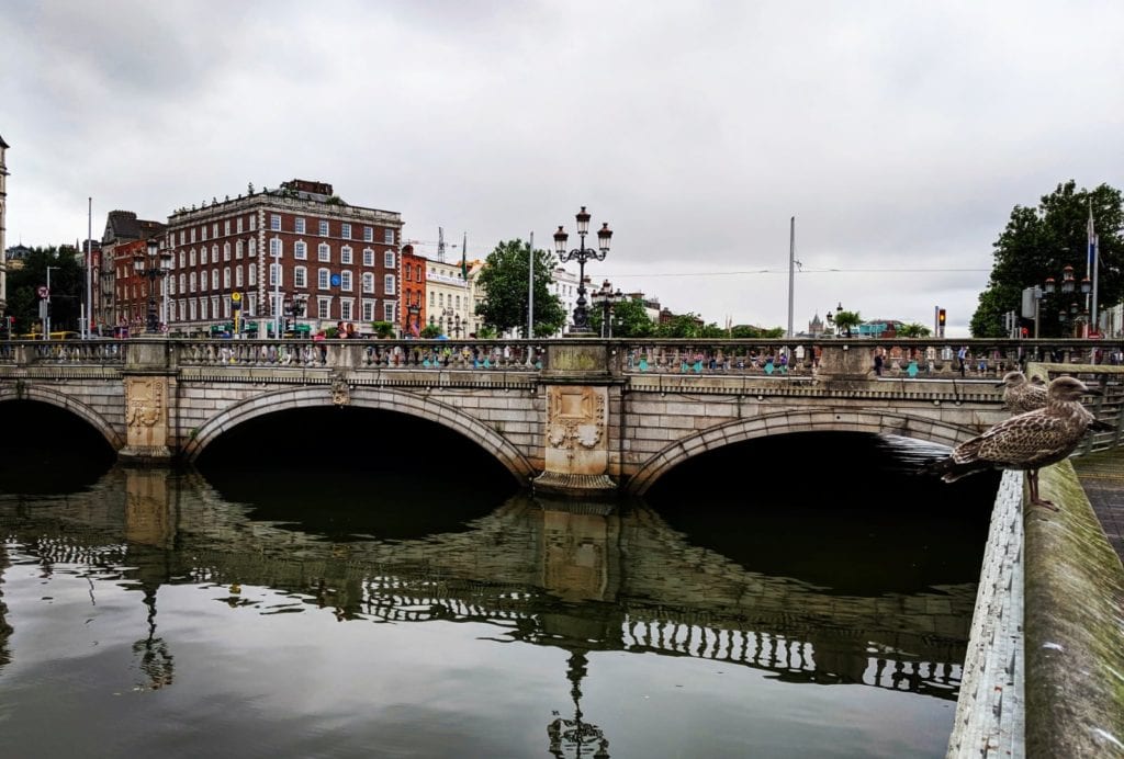 dublin city centre oconnel bridge