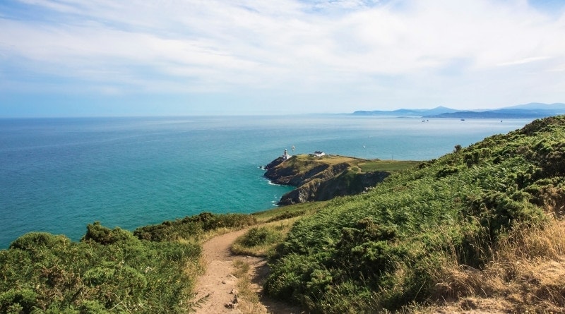 Howth Head And Lighthouse In Dublin County