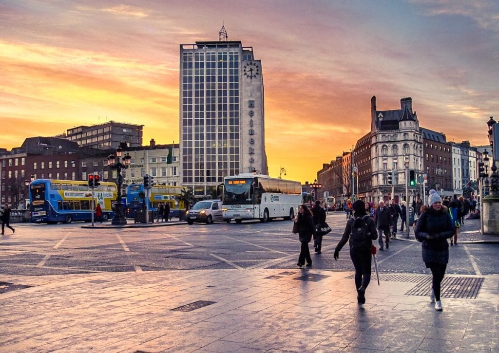 Dubliners Walking In Winter