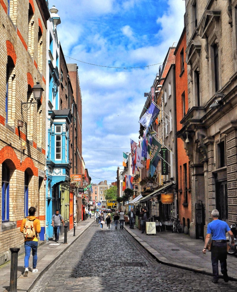 Street People Walking In Temple Bar