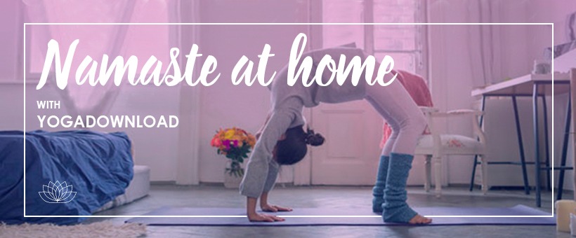 yoga at home with yogadownload namaste