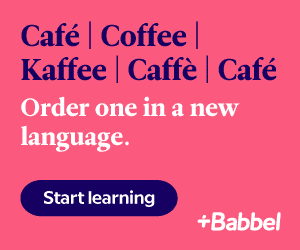coffee in a new language